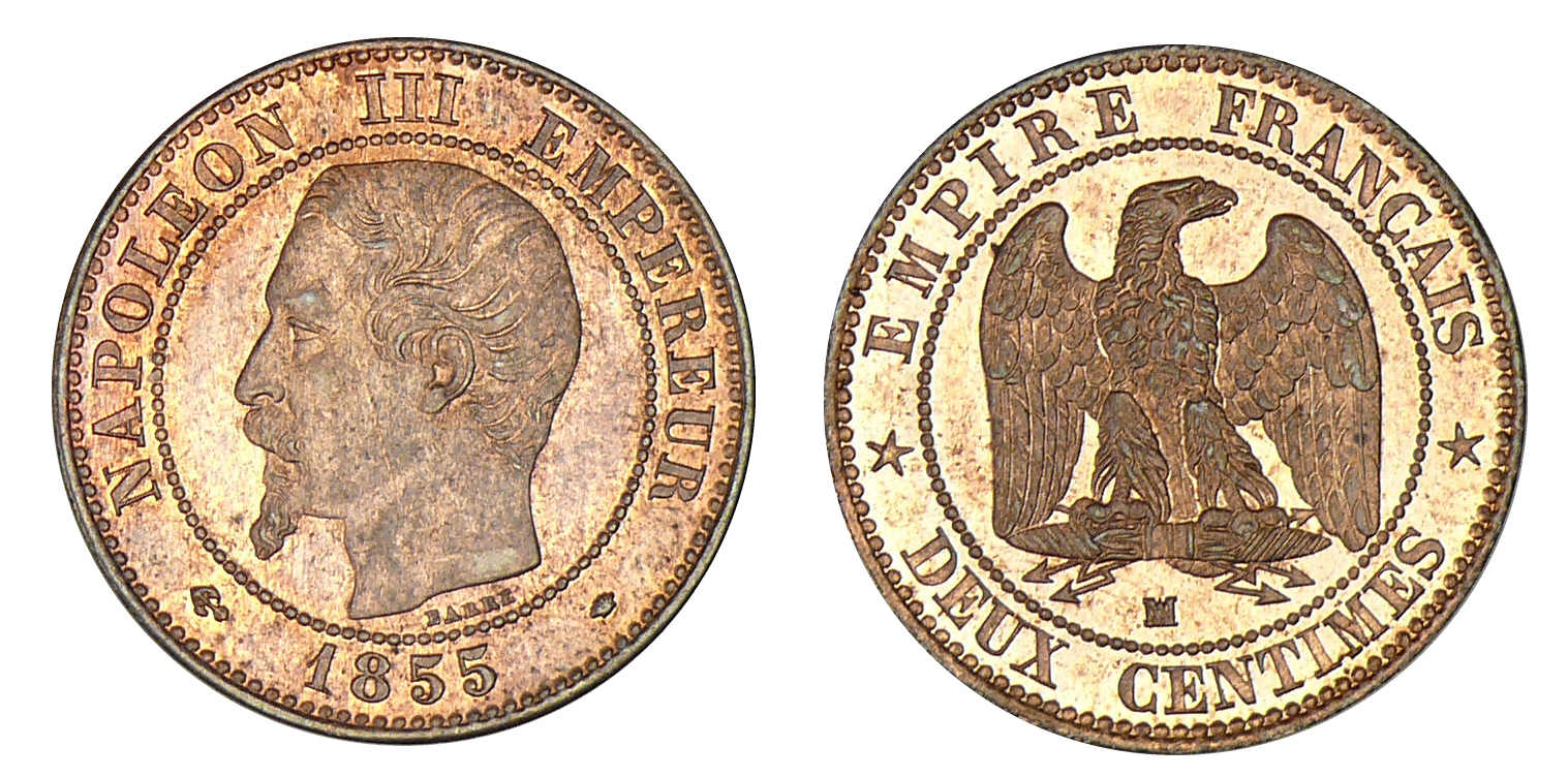 Valeur Piece 10 Centimes Napoleon 3 1855 Vente sur offre terminée Napoléon III (1852-1870) - Monnaies d'antan